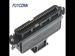 180도 플라스틱 커버 앰프 Telco CHAMP 도킹 커넥터, 50pos IDC 암 센트로닉 커넥터