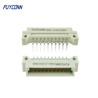 20Pin DIN 41612 연결관 2개의 줄 2x10P 220 PCB 정각 남성 Eurocard 연결관