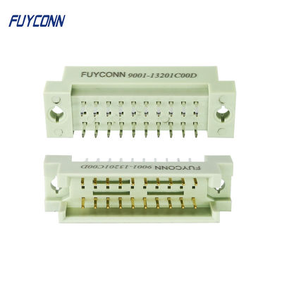 스트레이트 PCB 20Pin DIN 41612 커넥터 3 열 수 플러그 Eurocard 커넥터