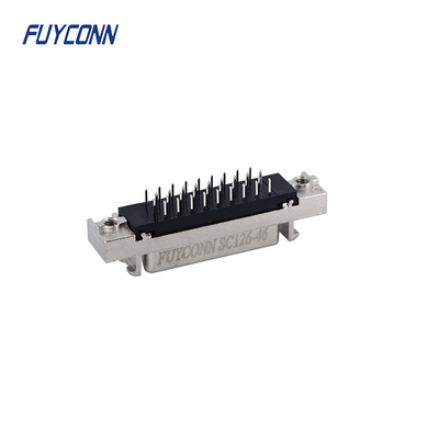 미니 D 리본 MDR PCB 직선 여성 SCSI 커넥터 36pin