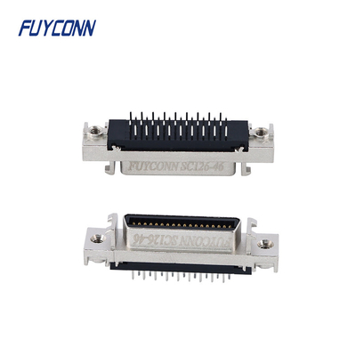 미니 D 리본 MDR PCB 직선 여성 SCSI 커넥터 36pin