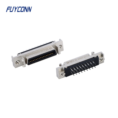 미니 D 리본 MDR PCB 직선 여성 SCSI 커넥터 36pin