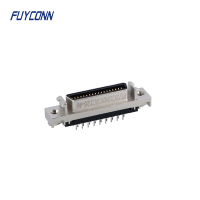 미니 D 리본 MDR PCB 직선 여성 SCSI 커넥터 36pin