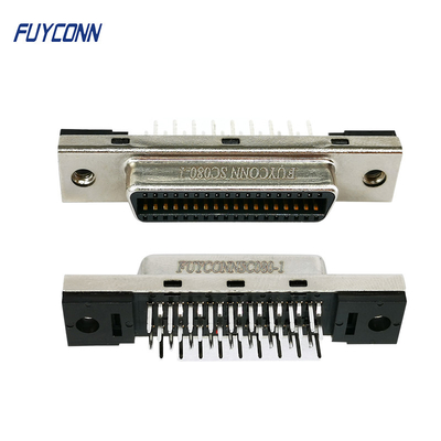 36pin SCSI 세르보 커넥터 PCB 솔더 컵 IDC 크림 1.27mm 커넥터 공급자