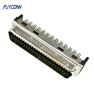 SCSI MDR 커넥터 PCB 솔더 컵 IDC 크림 1.27mm 50pin 커넥터 중국