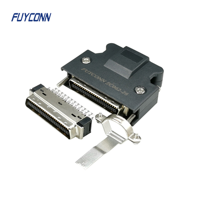 SCSI MDR 커넥터 PCB 솔더 컵 IDC 크림 1.27mm 50pin 커넥터 중국