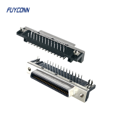 SCSI MDR 커넥터 PCB 솔더 컵 IDC 크림 1.27mm 50pin 커넥터 중국