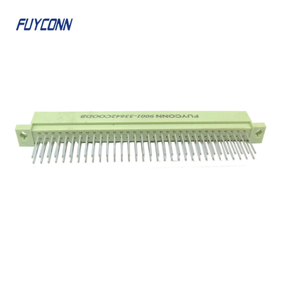 남성 DIN41612 커넥터 15mm 직선 PCB 2 줄 2 * 32pin 64pin 유로카드 커넥터