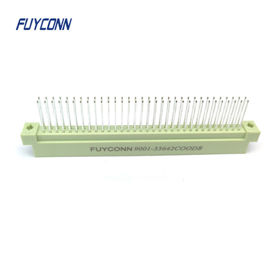남성 DIN41612 커넥터 15mm 직선 PCB 2 줄 2 * 32pin 64pin 유로카드 커넥터