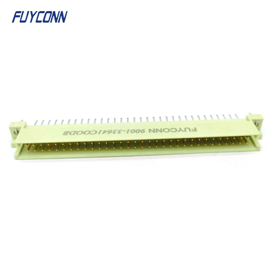 DIN41612 남성 커넥터 64Pin 직선 PCB 2 줄 2 * 32pin 유로카드 커넥터 W / 해푼