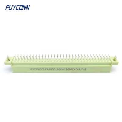 DIN41612 남성 커넥터 64Pin 직선 PCB 2 줄 2 * 32pin 유로카드 커넥터 W / 해푼