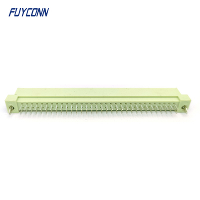 DIN41612 남성 커넥터 64Pin 직선 PCB 2 줄 2 * 32pin 유로카드 커넥터 W / 해푼