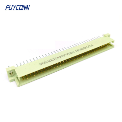 DIN41612 남성 커넥터 64Pin 직선 PCB 2 줄 2 * 32pin 유로카드 커넥터 W / 해푼
