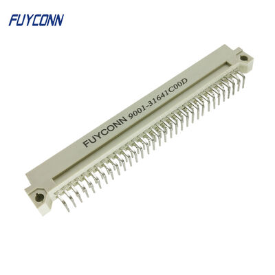 64P 정각 PCB DIN 41612 커넥터, 2줄 남성 유로카드 커넥터