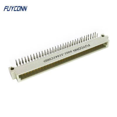 64P 정각 PCB DIN 41612 커넥터, 2줄 남성 유로카드 커넥터
