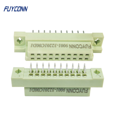여성 DIN 41612 커넥터 2 가로행 곧은 PCB 유로 카드 연결기 쉬운 형태