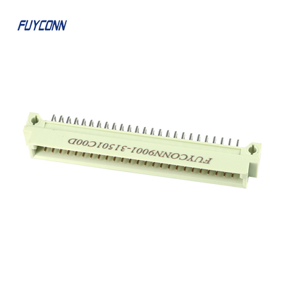 직각 PCB 3 열 곧은 남자 유로 카드 연결기 DIN 41612