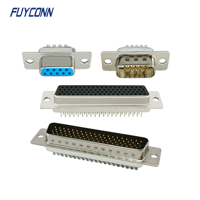 곧은 PCB 땜납 컵 여성 / 남자 Ｄ 보조 연결부 9Pin 15Pin 25Pin 37Pin 78Pin