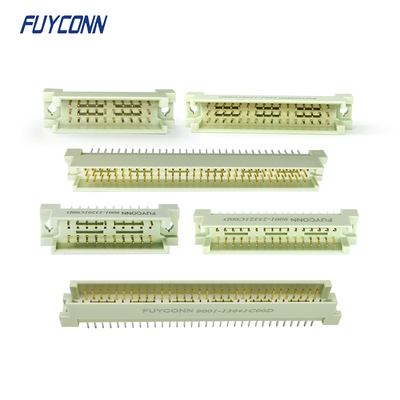 30개 핀 48 핀 96 핀 3 가로행 DIN 41612 연결기 남자 수직 PCB 유로 카드
