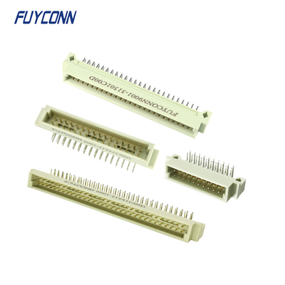 2 열 유럽 DIN41612 연결기 20 핀 32 핀 50 핀 64 핀 직각 PCB 말레 유로 카드