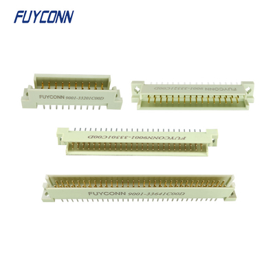 곧은 남자 DIN 41612 연결기 2 열 20 핀 32 핀 50 핀 64Pin