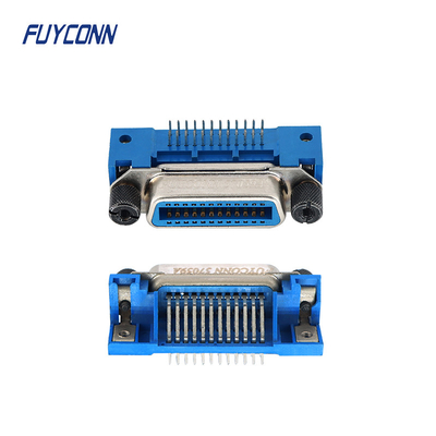 24가지 핀 IEEE-488 여성 직각 PCB 센트로닉 연결기 24 방법