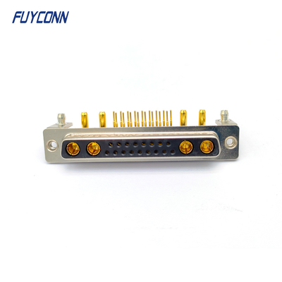 21W4 힘 PCB 종류 직각 PCB D서브 커넥터 21 방법