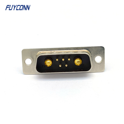 7Pin PCB 곧은 D서브 커넥터, 7W2 남자 DB고 전류 연결기