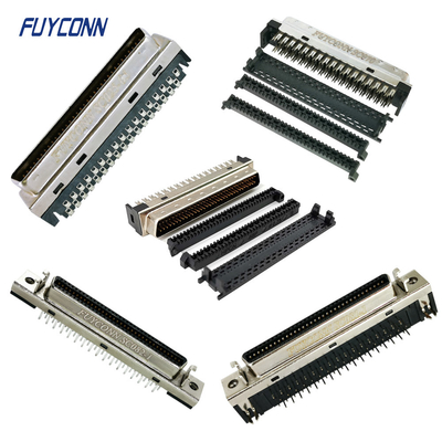 68pin SCSI MDR 커넥터 PCB 솔더 컵 IDC 크림 1.27mm CN 타입