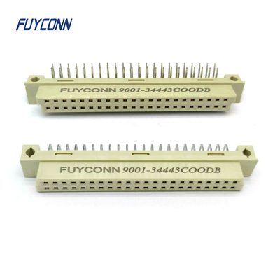 2 줄 44 핀 DIN 41612 커넥터 PCB 각 여성 2 * 22P 244S 유로카드 커넥터 2.54mm 피치