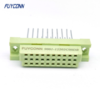 15mm 20Pin DIN 41612 커넥터 3줄 320 직선 PCB 여성 DIN41612 커넥터