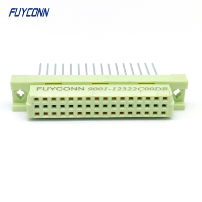 17mm 32Pin DIN41612 커넥터 3 줄 직선 PCB 여성 332 DIN 41612 커넥터
