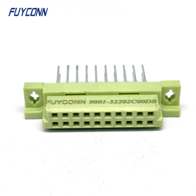 13mm DIN41612 커넥터 2 줄 20pin 수직 단말기 여성 유로카드 커넥터