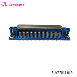 남자 64 핀 센트로닉스 연결기 32paris 직각 PCB 보드 연결기