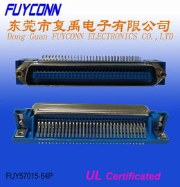 64 핀 직각 PCB 연결기 말레 32 쌍 우승자 센트로닉 연결기