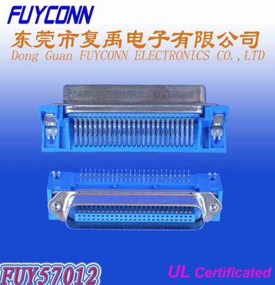 보드 잠금장치와 센트로닉 14 24 36 50Pin 남자 직각 PCB 연결기