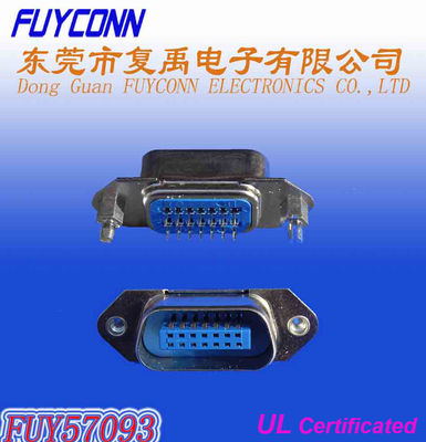 50의 Pin Centronic 연결관, 똑바른 각 PCB male형 커넥터 증명된 UL