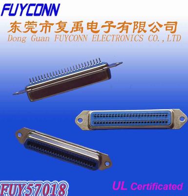 50개 핀 센트로닉 PCB 곧은 암놈 커넥터 공인된 UL 2.16 밀리미터 피치