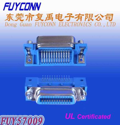 Centronic 36 Pin 잭 나사를 가진 여성 PCB 정각 인쇄 기계 연결관