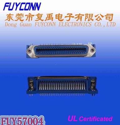 널 자물쇠를 가진 Centronic PCB 정각 50 Pin 암 커넥터