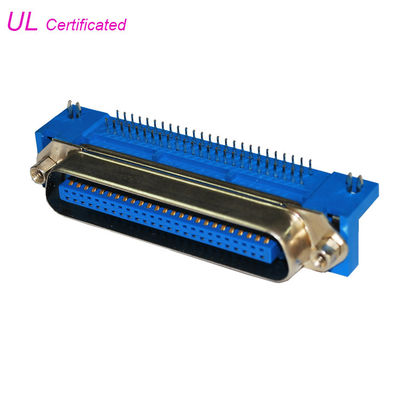 잭 스크루와 보드 잠금장치와 50 핀 센트로닉 PCB 직각 숫놈 커넥터