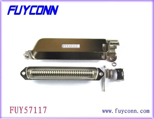Amphenol 90 정도 RJ21 64 Pin Centronics 연결관 IDC 마개 연결관 남성 유형