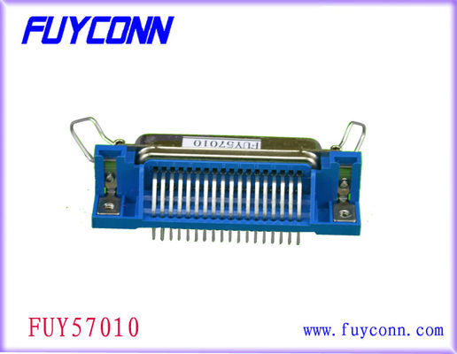 Centronic 50 Pin PCB 정각 암 커넥터 증명된 UL