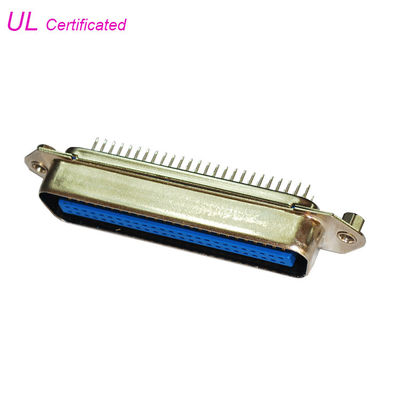챔피언 PCB 똑바른 각 마개 50 Pin Centronics 연결관 Certicified UL