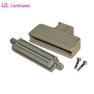 180°Plastic 덮개에 의하여 증명서를 주는 UL를 가진 TYCO 50 Pin 저장소 Centronic 땜납 연결관