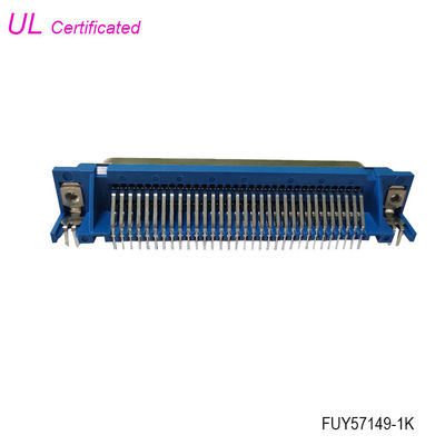 보드 잠금장치와 14 24 36 50 64 핀 센트로닉 PCB 직각 암놈 커넥터
