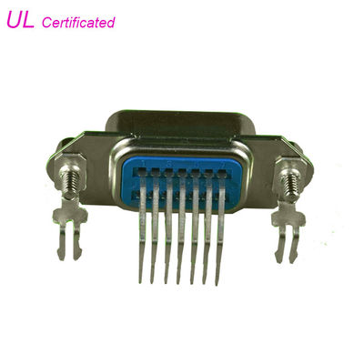 어떤 와이어도 지원하지 않는 57 CN 시리즈 24Pin 여성 센트로닉 직각 PCB 연결기