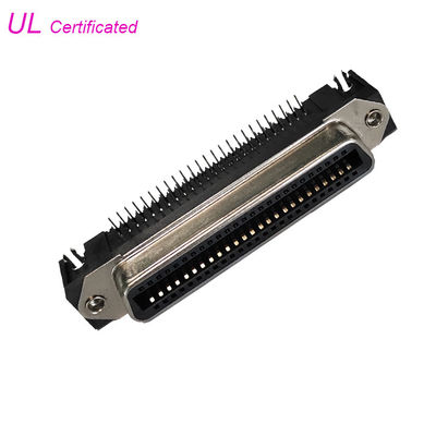 잭 나사를 가진 24의 Pin Centronic 남성 정각 PCB 연결관 및 널은 잠급니다