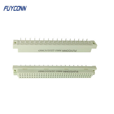 수직 끝을 가진 2.54mm 피치 연결관 여성 DIN41612 Eurocard 연결관