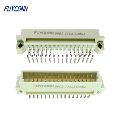 DIN 41612 커넥터 2.54mm 피치 2*16 32 핀 남성 R/A PCB 유로 41612 커넥터